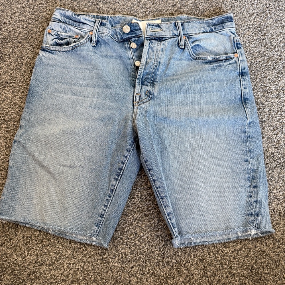 Mother cutoff shorts